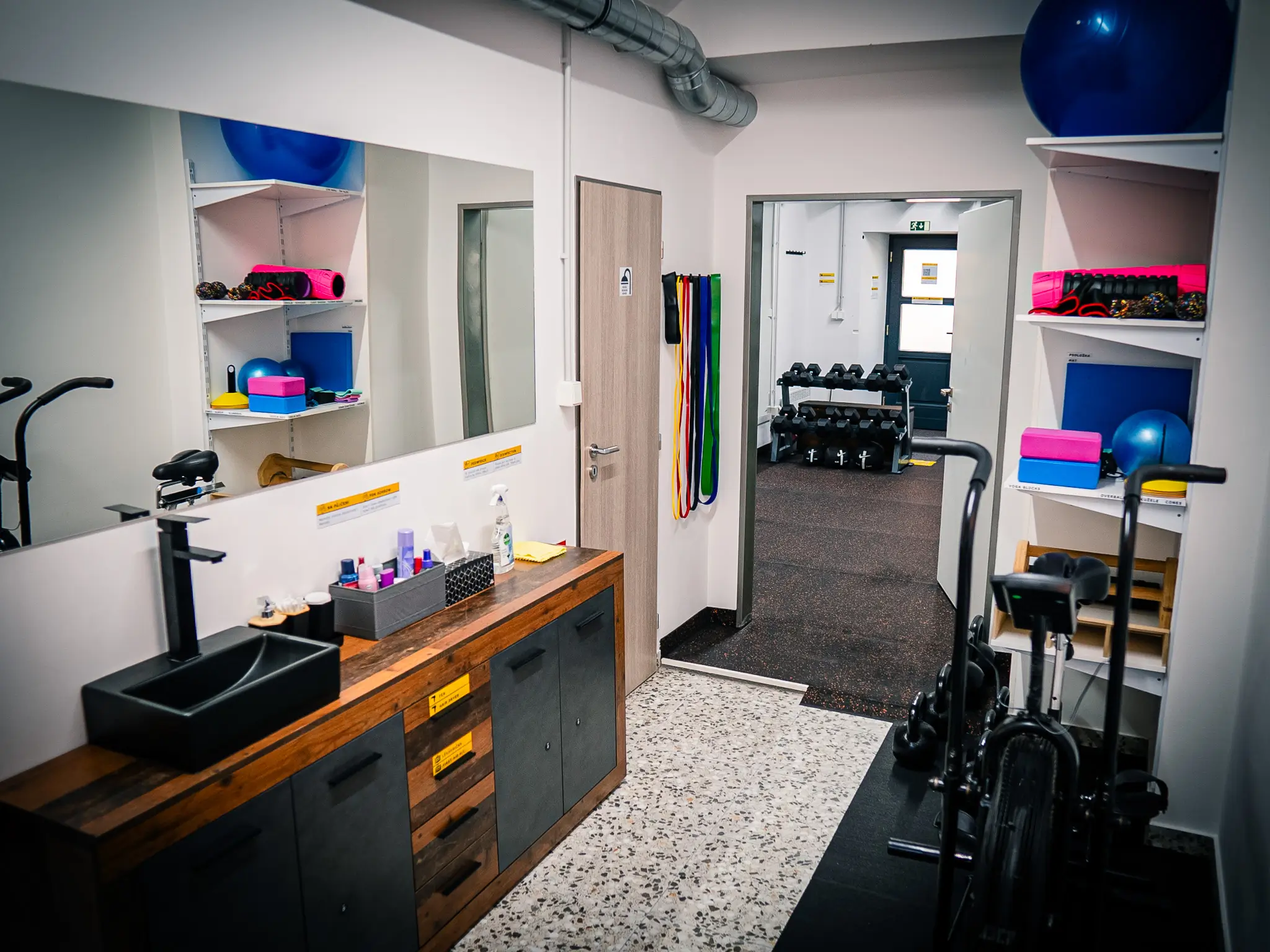 Vybavené fitness